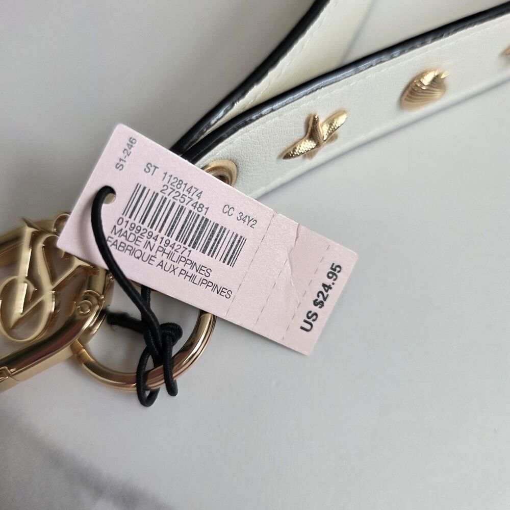 Victoria's Secret NWT Shell Straw Clam Shell Crossbody Bag & Shell Wristlet Set - Picture 9 of 9